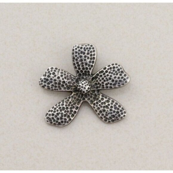 Pendant Only Sterling Silver Flower Pendant Silpada 1 1/2" x 1 1/2" - Picture 1 of 6